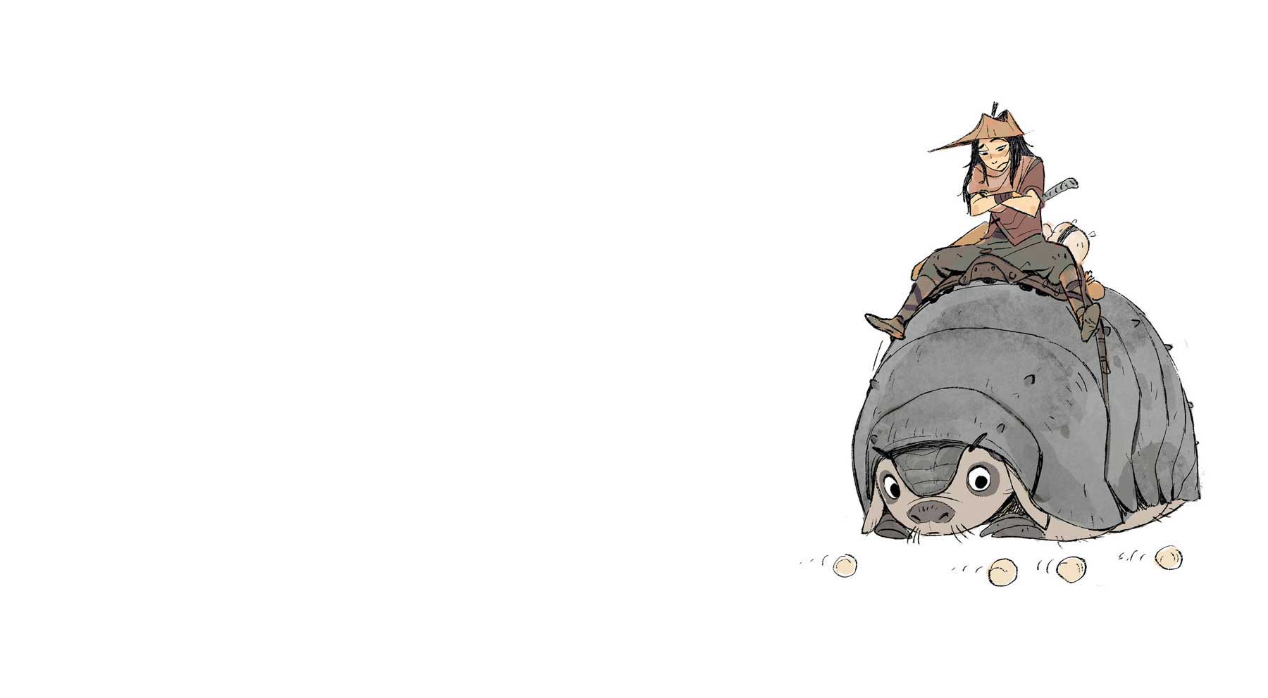 Raya and the Last Dragon Character Sketches